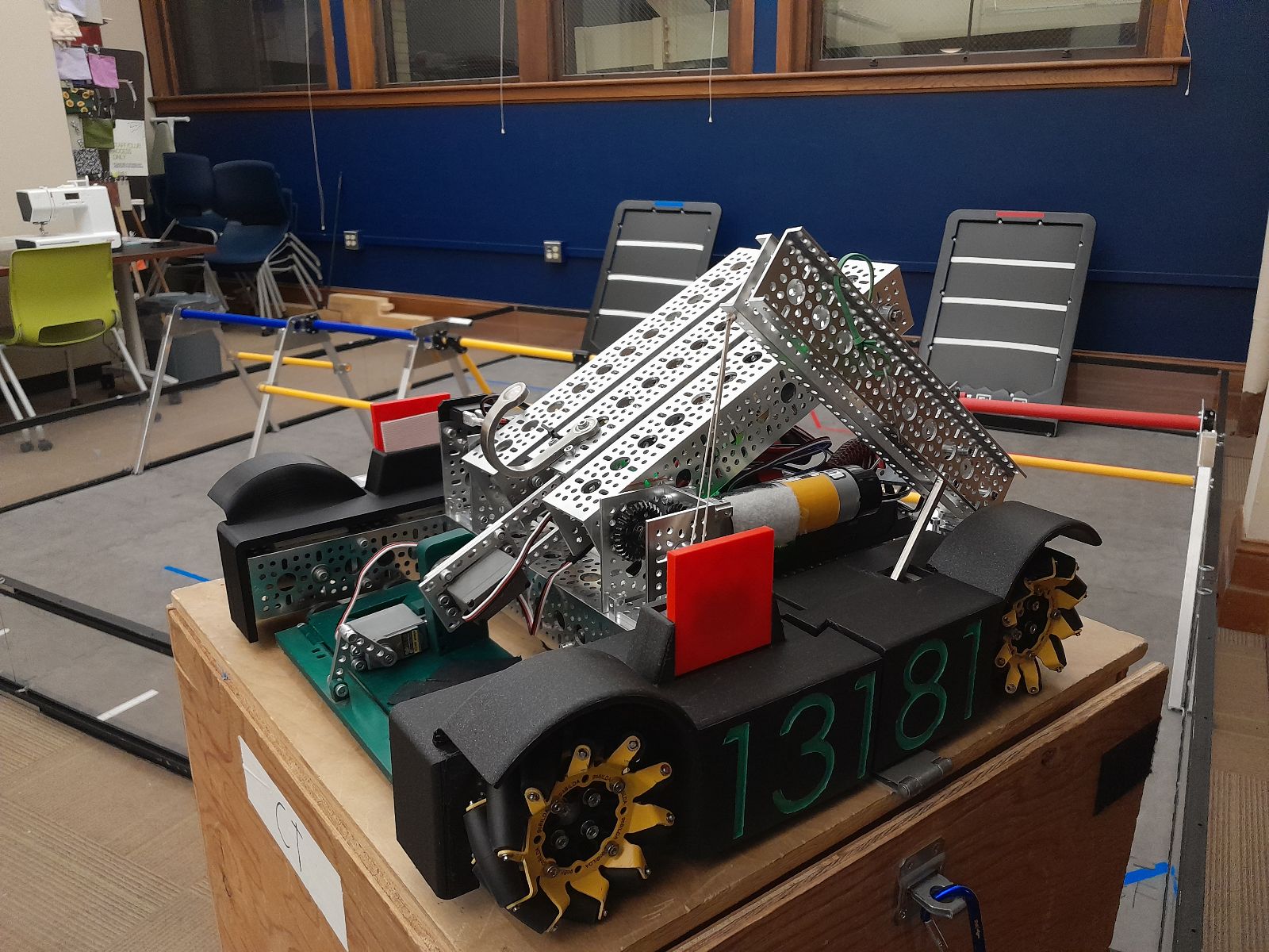 Our robot in my senior year